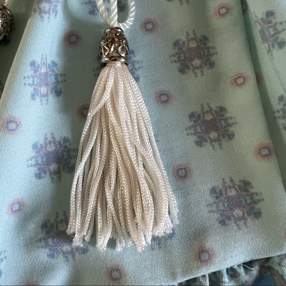 NY Collection Peasant Mixed Print Top Mini Dress • Size Small, runs large as top - Picture 6 of 7